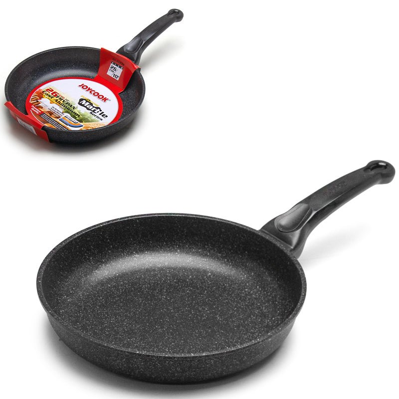 Joycook Ceramic Marble Coated Cast Aluminum Non Stick Fry Pan 10" - Commercial Rice Cookers