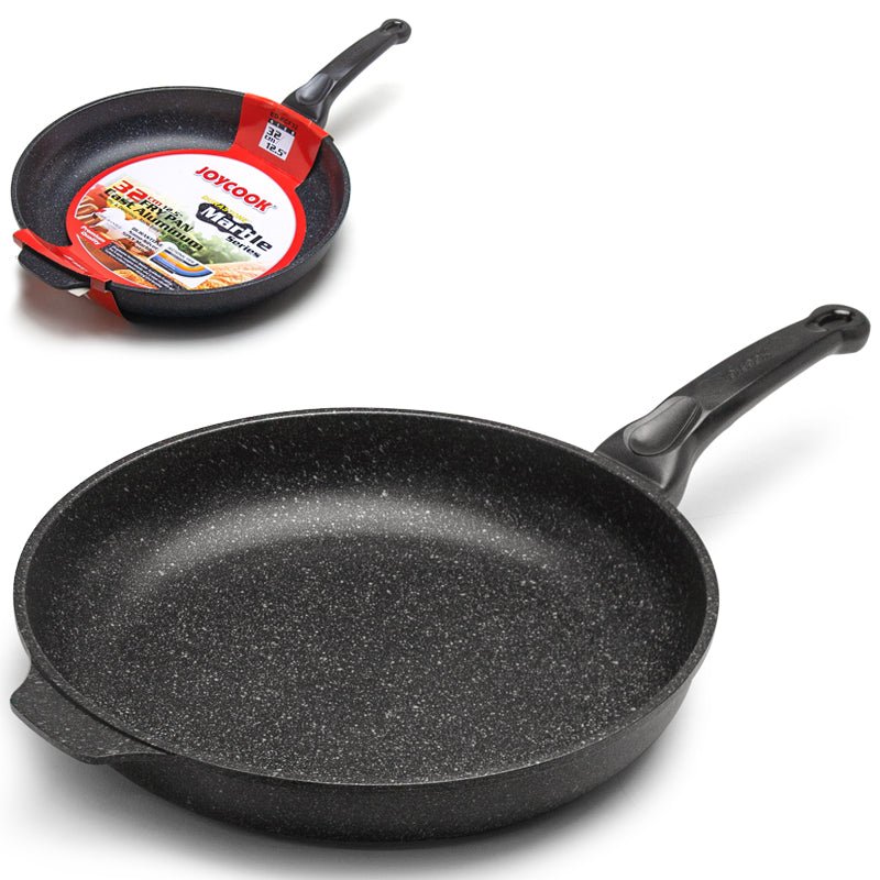 Joycook Ceramic Marble Coated Cast Aluminum Non Stick Fry Pan 12.5" - Commercial Rice Cookers