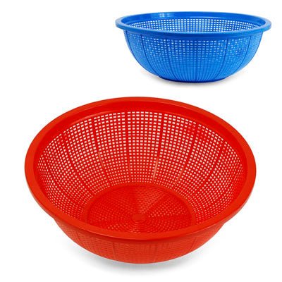Round Plastic Basket Mesh Bowl 20"D - Commercial Rice Cookers