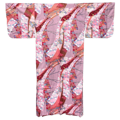 Japanese Traditional Kimono Robe - Pink Floral - Commercial Rice Cookers