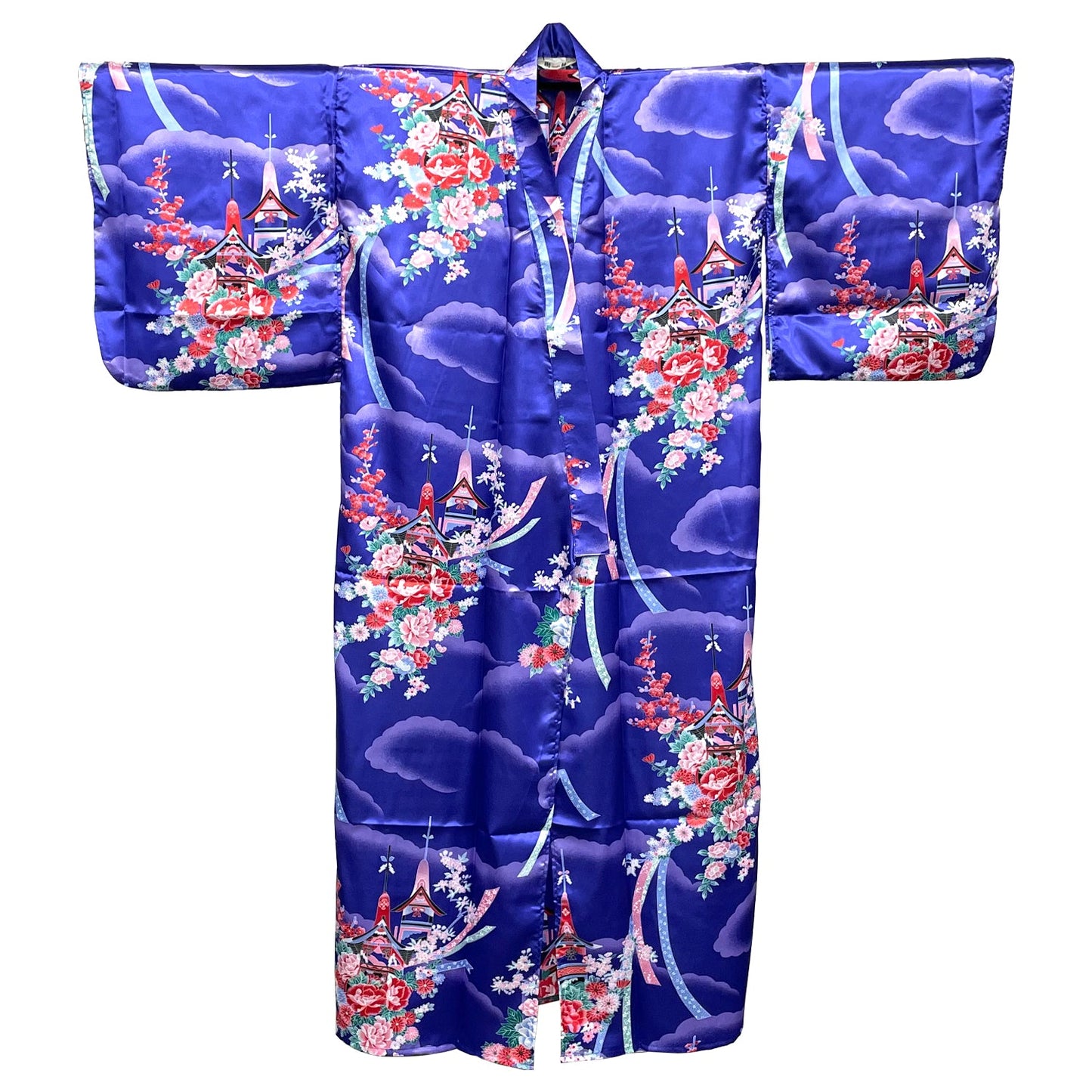 Japanese Traditional Kimono Robe - Purple Temple - Commercial Rice Cookers