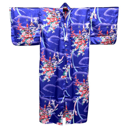 Japanese Traditional Kimono Robe - Purple Temple - Commercial Rice Cookers