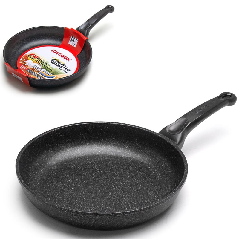 Joycook Ceramic Marble Coated Cast Aluminum Non Stick Fry Pan 11" - Commercial Rice Cookers