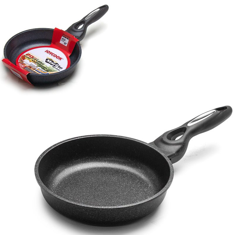 Joycook Ceramic Marble Coated Cast Aluminum Non Stick Fry Pan 8" - Commercial Rice Cookers