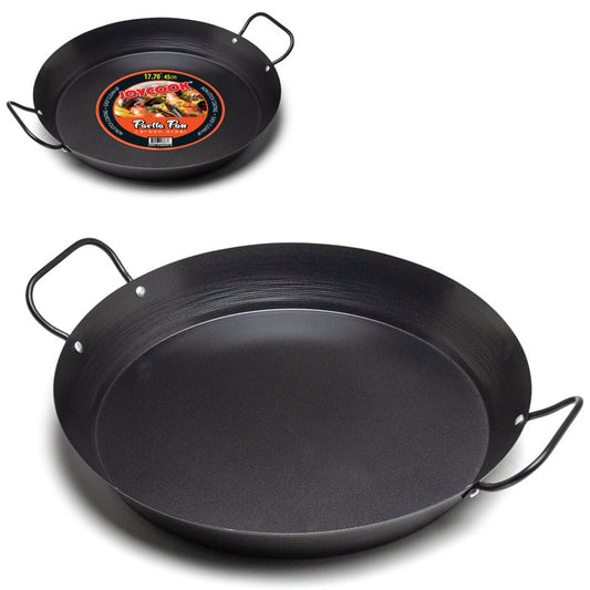 JoyCook Paella Pan Non - Stick C - Steel 17.75" - Commercial Rice Cookers