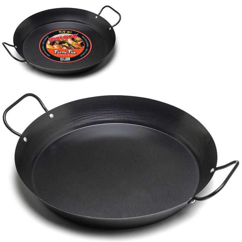 JoyCook Paella Pan Non - Stick C - Steel 19.7" - Commercial Rice Cookers