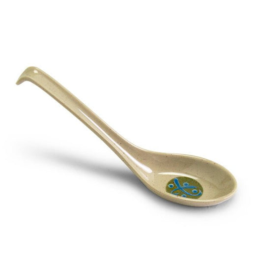 Melamine Chinese Soup Spoon, 60pc, 6.25"L (Green) - Commercial Rice Cookers