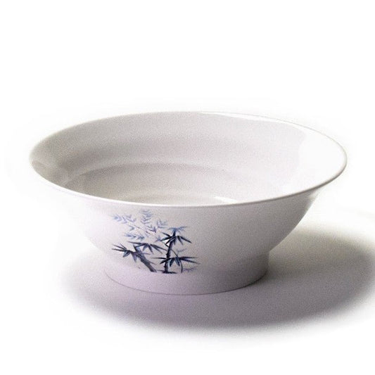 Melamine Noodle Bowl, 12pc, 8"D (Blue Bamboo) - Commercial Rice Cookers