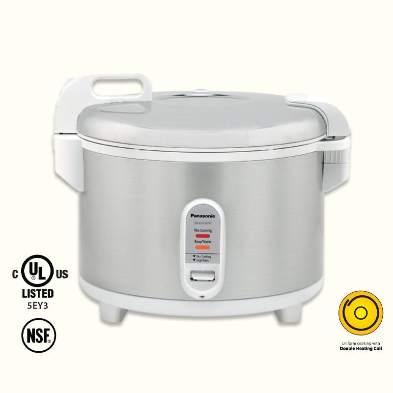Panasonic Electric Commercial Rice Cooker 20 Cup SR-UH36FH – Commercial ...