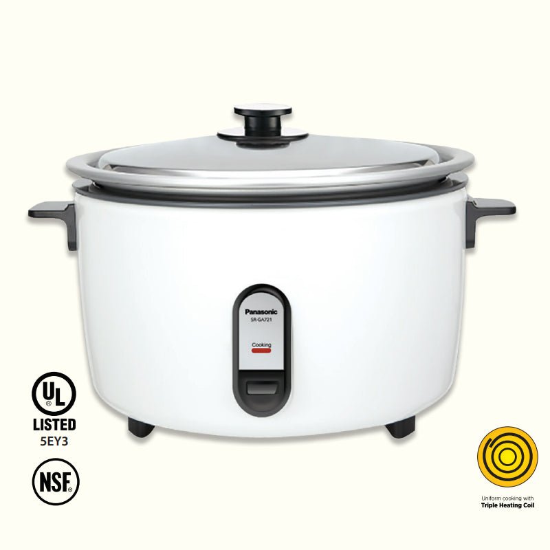 Commercial Grade Rice Cooker Panasonic Electric Commercial Rice Cooker 40 Cup SR-GB72 – Commercial ...