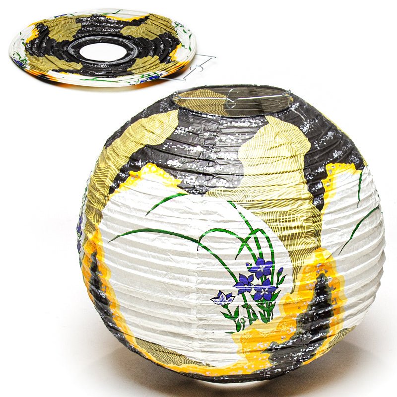 Paper Hanging Lantern Orchid 16"D - Set Of 2 - Commercial Rice Cookers