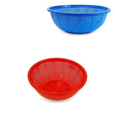 Round Plastic Basket Mesh Bowl 11"D - Commercial Rice Cookers