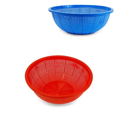 Round Plastic Basket Mesh Bowl 12.4"D - Commercial Rice Cookers