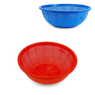 Round Plastic Basket Mesh Bowl 14"D - Commercial Rice Cookers