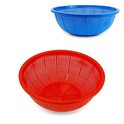 Round Plastic Basket Mesh Bowl 15.7"D - Commercial Rice Cookers