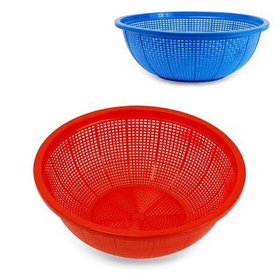 Round Plastic Basket Mesh Bowl 17.5"D - Commercial Rice Cookers