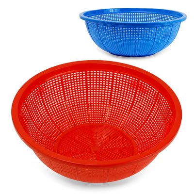 Round Plastic Basket Mesh Bowl 22"D - Commercial Rice Cookers