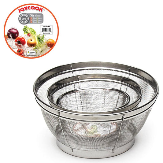 Stainless Steel 3PC Strainer - Commercial Rice Cookers