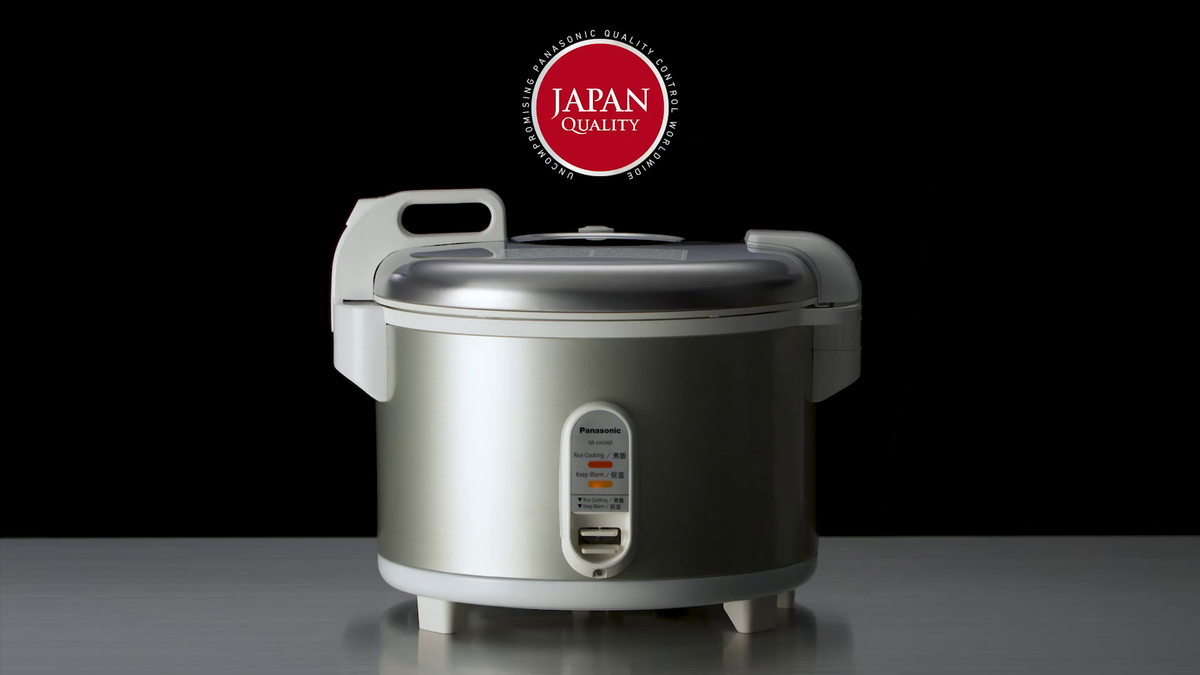 Panasonic Electric Commercial Rice Cooker 20 Cup SR-UH36FH – Commercial ...